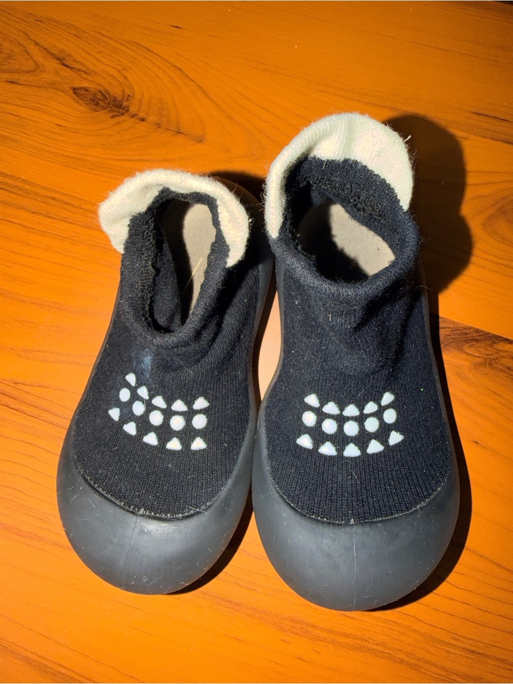 Kids Black Non-Slip Sock Shoes